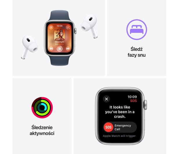 Apple Watch SE 2 44/Midnight Aluminum/Midnight Sport Loop GPS - 1180676 - zdjęcie 7